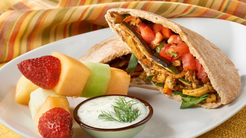 Grilled Vegetable and Hummus Sandwich