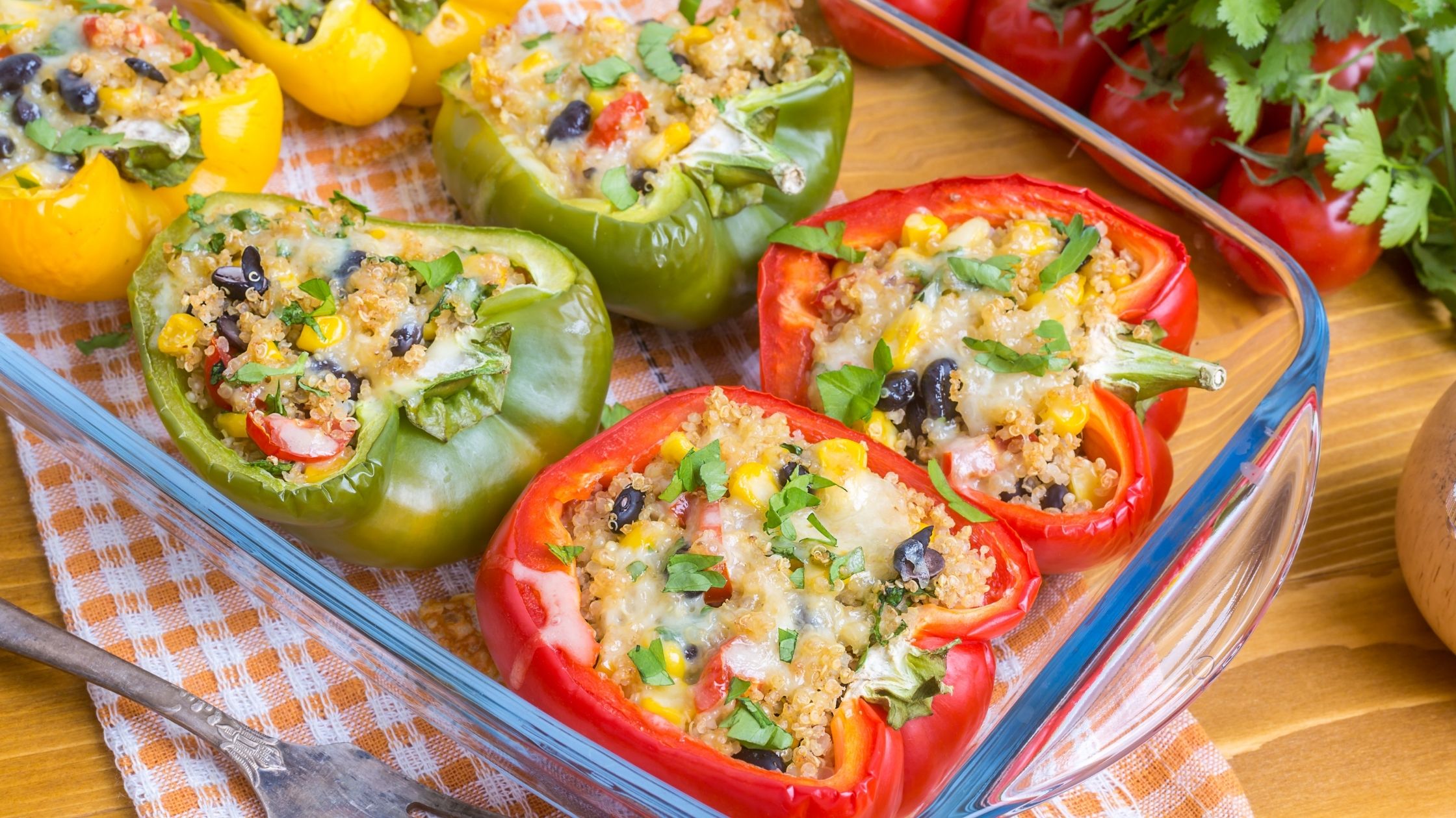 Quinoa Stuffed Bell Peppers