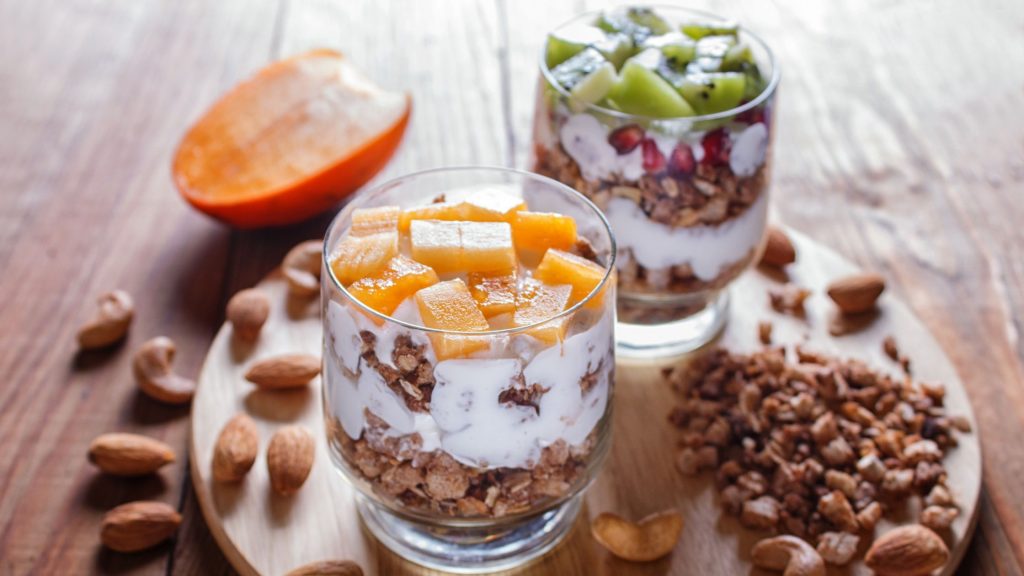 Greek Yogurt with Fruit and Nuts